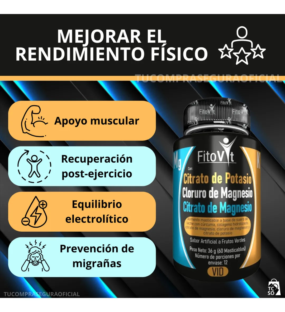 Citrato De Potasio Y Magnesio Original