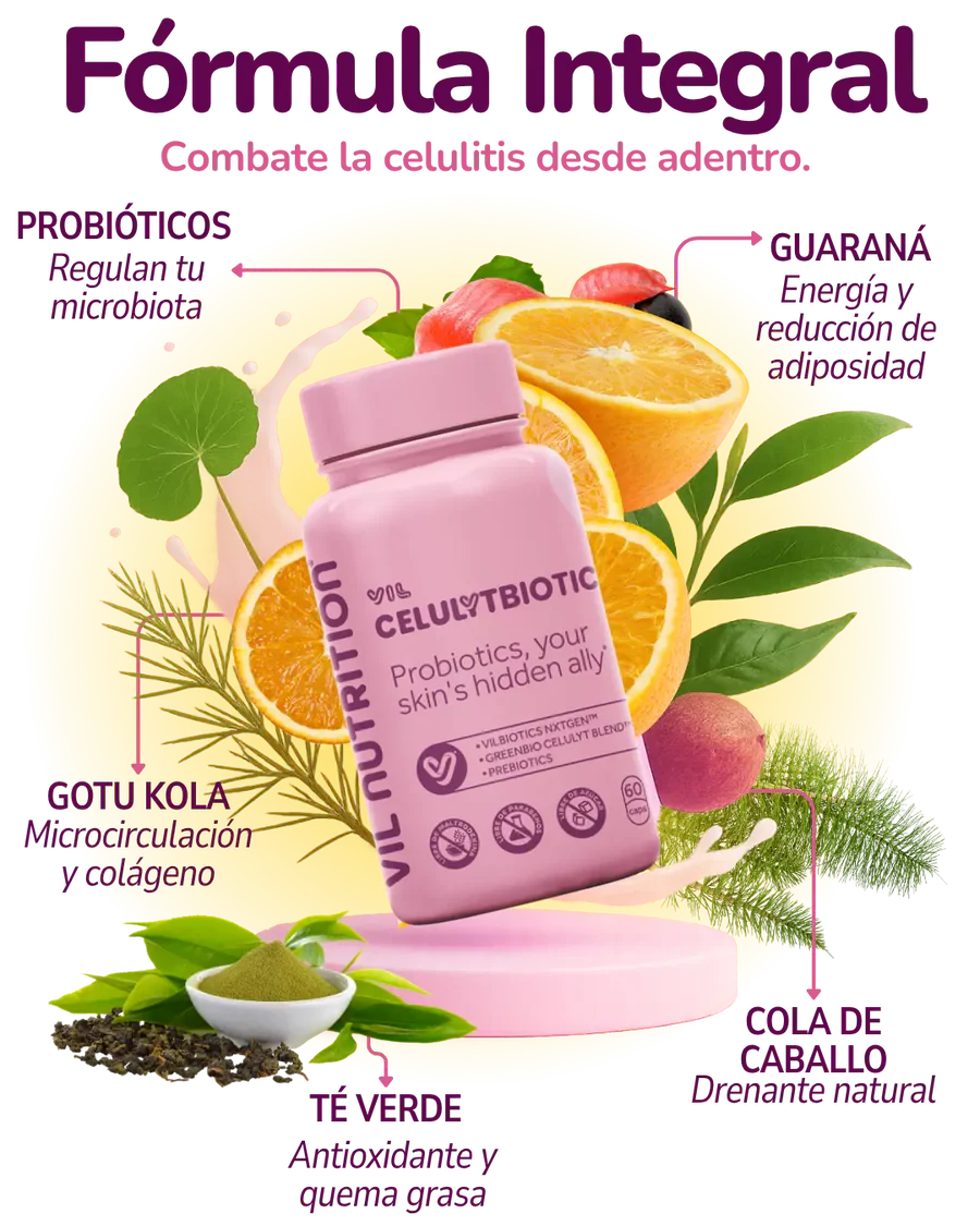 VIL CelulYtBiotic Colombia: Adiós Celulitis y Retención | Piel Firme desde Adentro