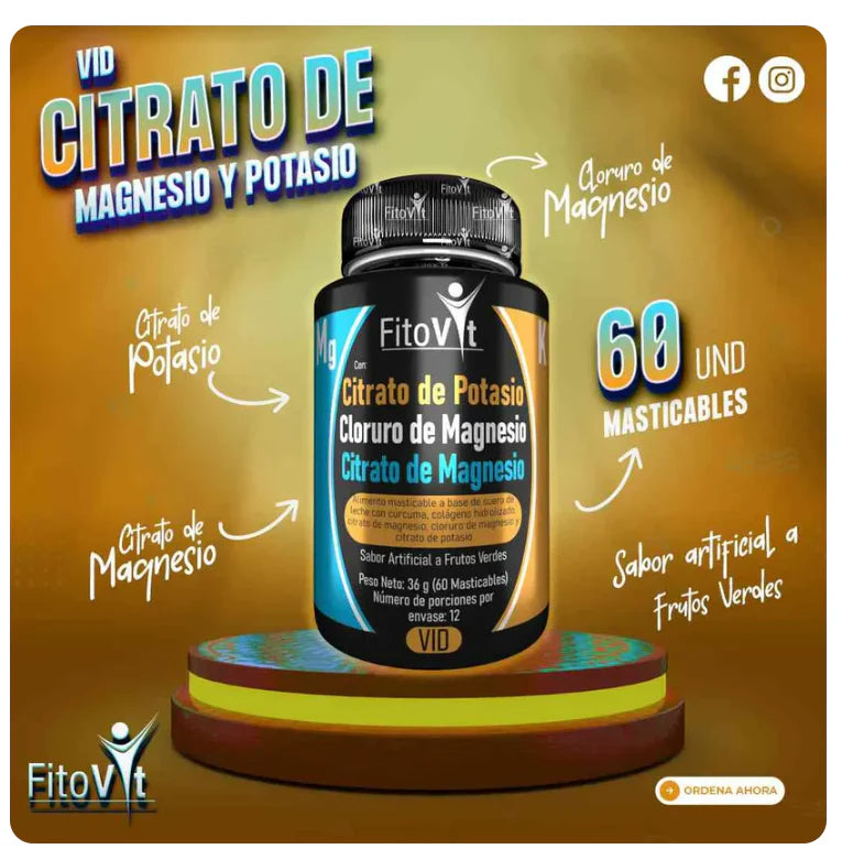 Citrato De Potasio Y Magnesio Original