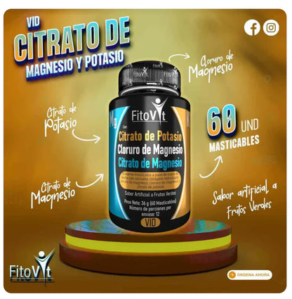 Citrato De Potasio Y Magnesio Original
