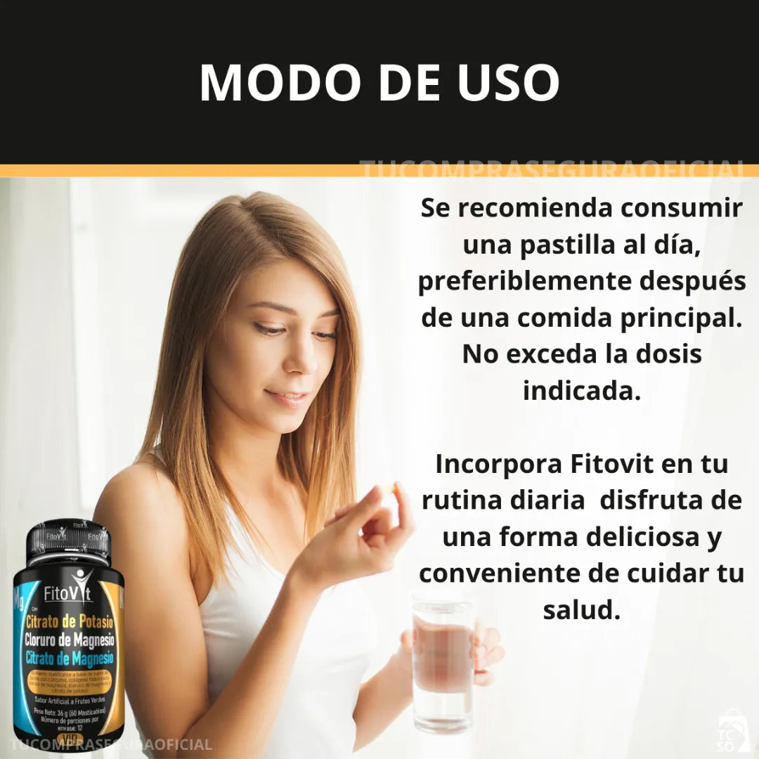 Citrato De Potasio Y Magnesio Original