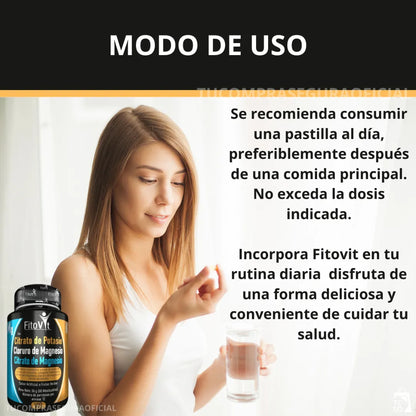 Citrato De Potasio Y Magnesio Original